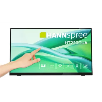 Hannspree HT220CUA Computer-Monitor 54,5 cm (21,4 Zoll) 1920 x 1080 Pixel Full HD LED Touchscreen Schwarz