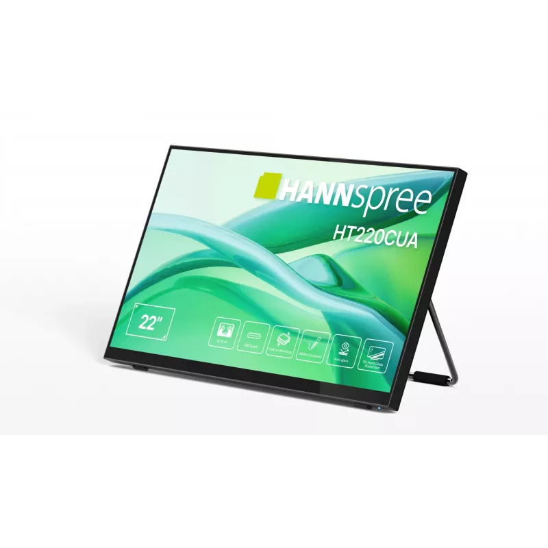 Hannspree HT220CUA Computer-Monitor 54,5 cm (21,4 Zoll) 1920 x 1080 Pixel Full HD LED Touchscreen Schwarz