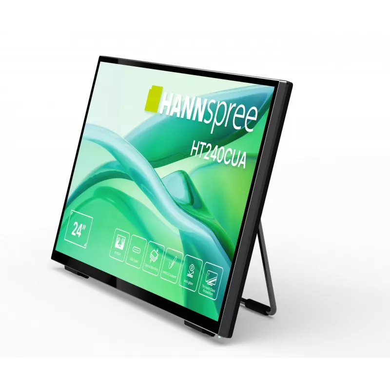 Hannspree HT240CUA Computermonitor 60,5 cm (23,8 Zoll) 1920 x 1080 Pixel Full HD LED Touchscreen Schwarz