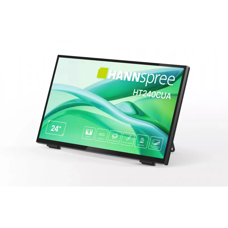 Hannspree HT240CUA Computermonitor 60,5 cm (23,8 Zoll) 1920 x 1080 Pixel Full HD LED Touchscreen Schwarz