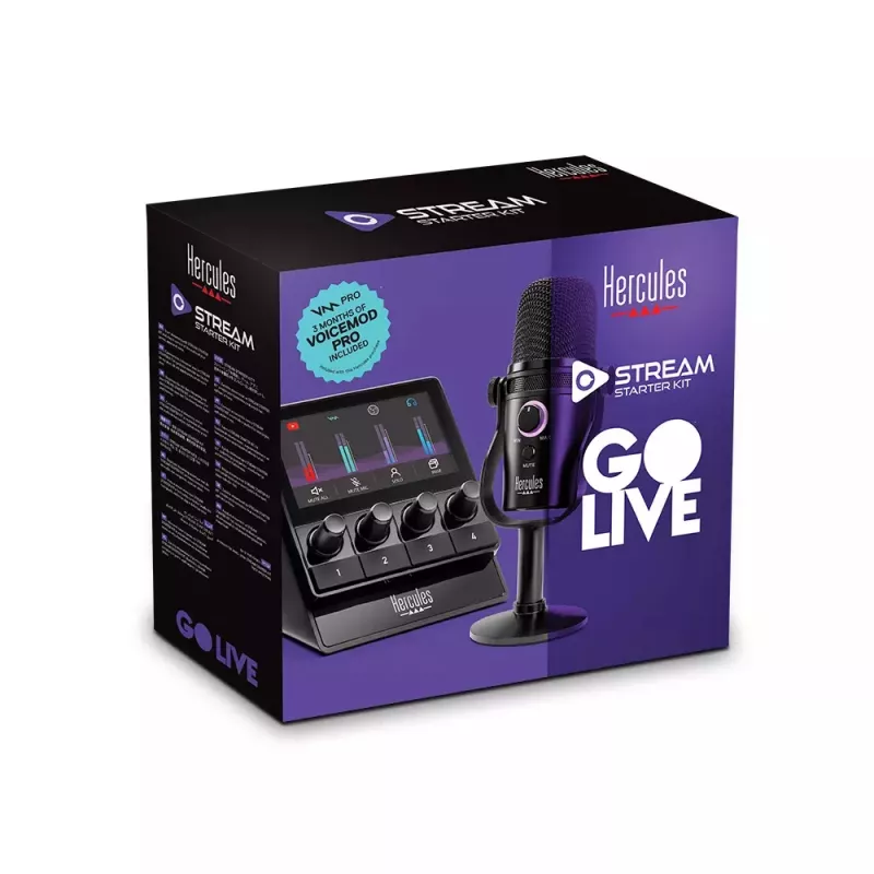 Hercules Stream Starter Kit Multimedia-Kit