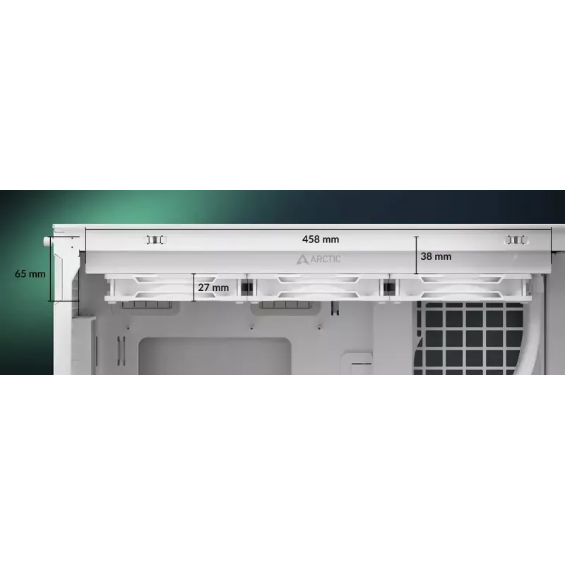 All-in-One-CPU-Wasserkühlung Arctic Liquid Freezer III Pro 420 A-RGB (Weiß) — 140-mm-Lüfter, Multi-Sockel LGA1700/AM4/AM5