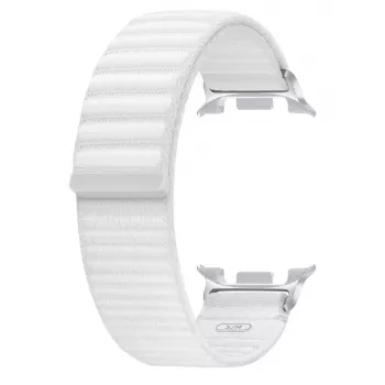 Samsung Fabric Band S/M für Galaxy Watch8 Weiß