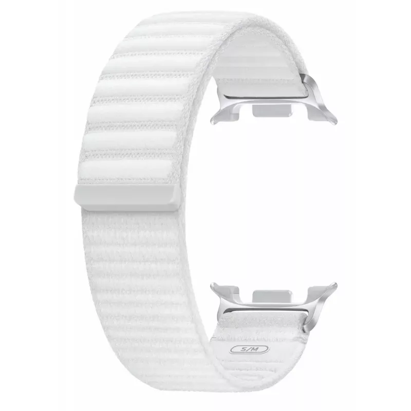 Samsung Fabric Band S/M für Galaxy Watch8 Weiß