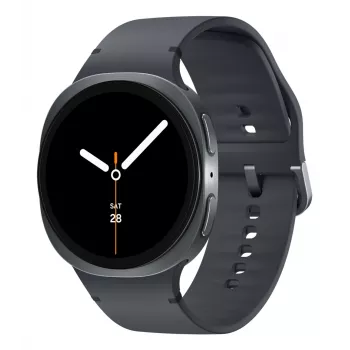 Samsung Galaxy Watch 8 3,81 cm (1,5 Zoll) AMOLED 44 mm Digital 480 x 480 Pixel Touchscreen Graphit Wi-Fi GPS (Satellit)