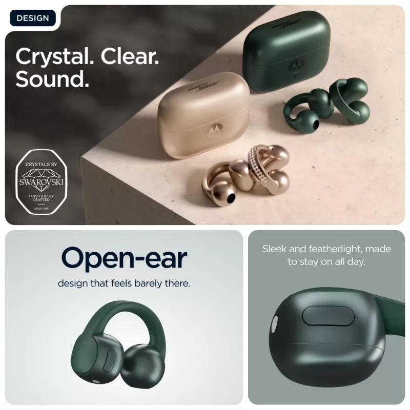 Motorola moto buds loop Headset Kabellos Ohrbügel Anrufe/Musik/Sport/Alltag Bluetooth Grün