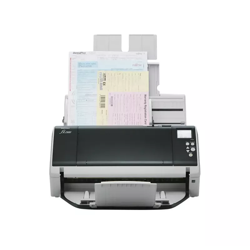 Ricoh fi-7480 ADF-Scanner 600 x 600 DPI A3 Grau, Weiß