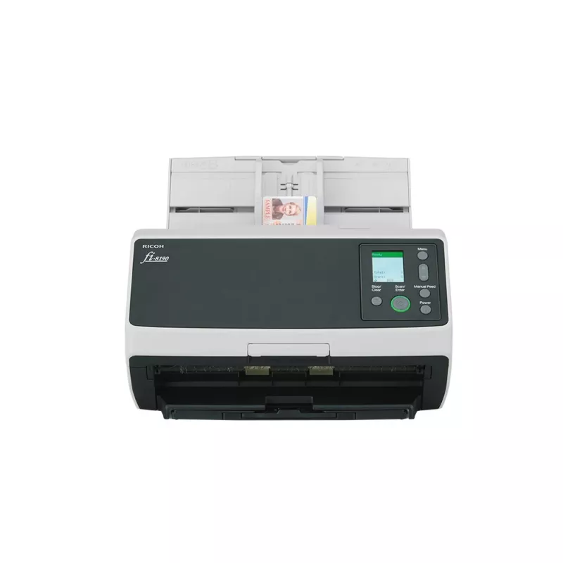 Ricoh fi-8190 ADF + Einzelblatteinzug Scanner 600 x 600 DPI A4 Schwarz, Grau