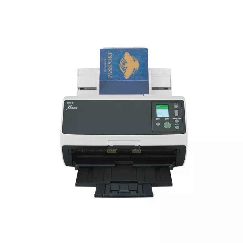 Ricoh fi-8190 ADF + Einzelblatteinzug Scanner 600 x 600 DPI A4 Schwarz, Grau