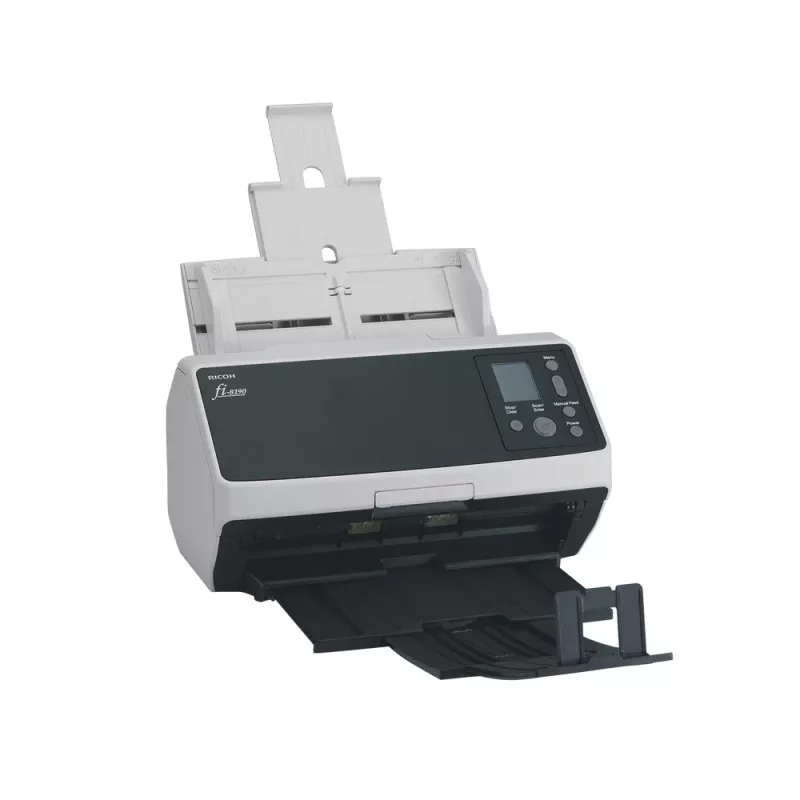 Ricoh fi-8190 ADF + Einzelblatteinzug Scanner 600 x 600 DPI A4 Schwarz, Grau