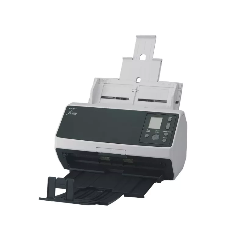 Ricoh fi-8190 ADF + Einzelblatteinzug Scanner 600 x 600 DPI A4 Schwarz, Grau