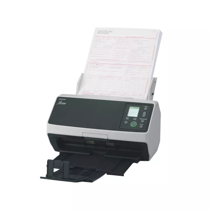Ricoh fi-8190 ADF + Einzelblatteinzug Scanner 600 x 600 DPI A4 Schwarz, Grau
