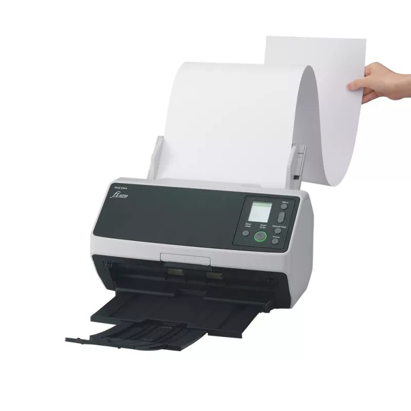 Ricoh fi-8190 ADF + Einzelblatteinzug Scanner 600 x 600 DPI A4 Schwarz, Grau