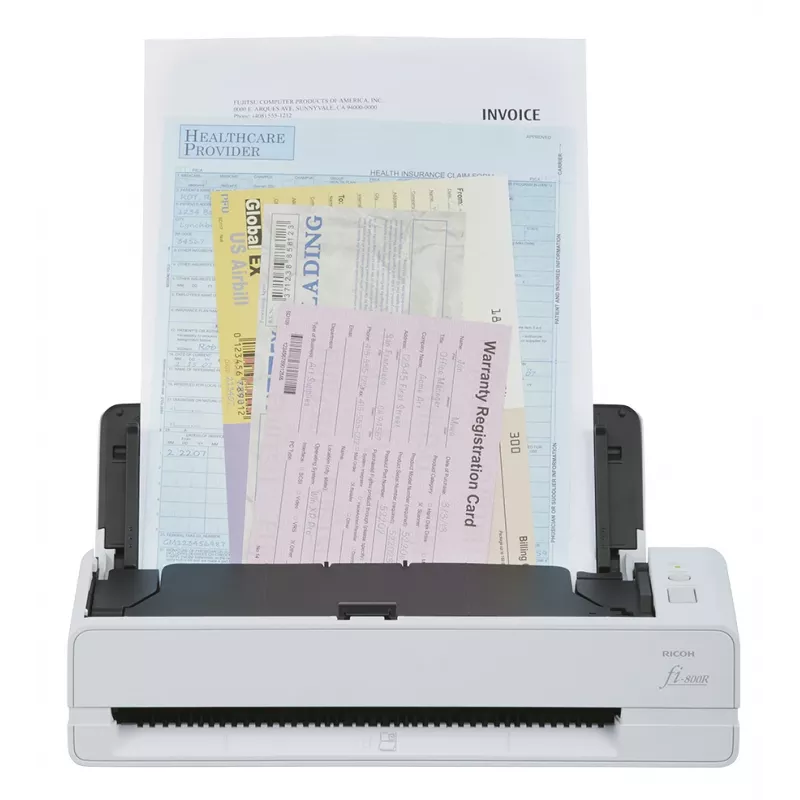 Ricoh fi-800R ADF + Einzelblatteinzug Scanner 600 x 600 dpi A4 Schwarz, Weiß