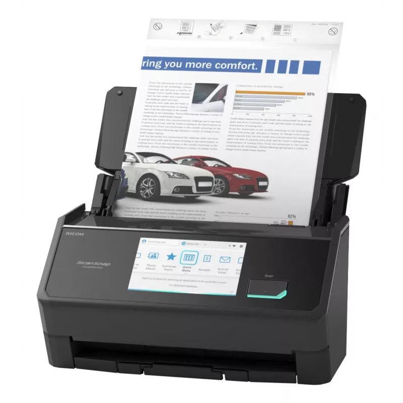 Ricoh ScanSnap IX2500 ADF Scanner 600 x 600 DPI A4 Schwarz