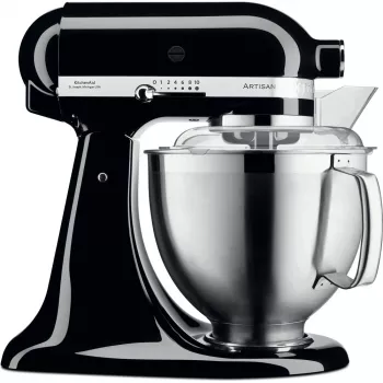 KitchenAid food processor Artisan 5KSM185PS — 4.8 L stainless steel bowl, 300 W, 10 speeds, Schwarz