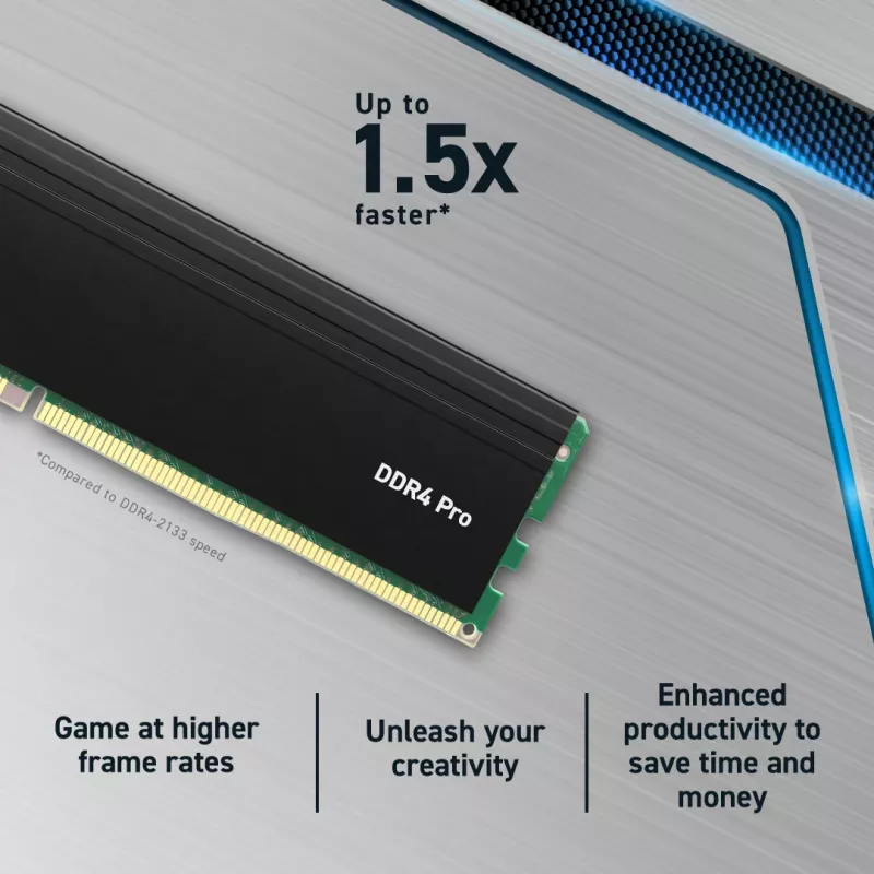 Crucial Pro 32GB DDR4-3200 CL22 UDIMM Desktop-Arbeitsspeicher (CP32G4DFRA32A)