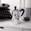 Moka-Kanne BIALETTI Moka Express 0,2 l Aluminium schwarz — 3 Tassen (200 ml), nicht für Induktion