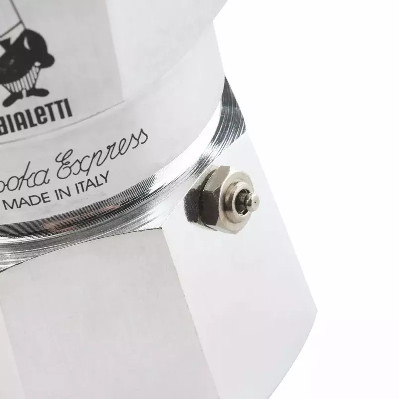 Moka-Kanne BIALETTI Moka Express 0,2 l Aluminium schwarz — 3 Tassen (200 ml), nicht für Induktion
