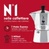 Moka-Kanne BIALETTI Moka Express 0,2 l Aluminium schwarz — 3 Tassen (200 ml), nicht für Induktion