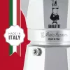 Moka-Kanne BIALETTI Moka Express 0,2 l Aluminium schwarz — 3 Tassen (200 ml), nicht für Induktion