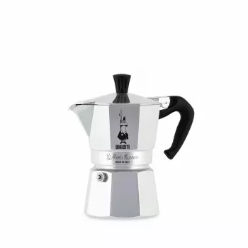 Moka-Kanne BIALETTI Moka Express 0,2 l Aluminium schwarz — 3 Tassen (200 ml), nicht für Induktion