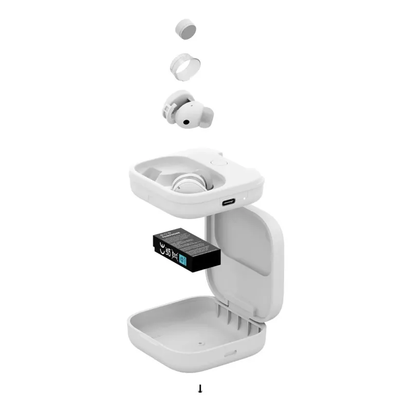 True Wireless Earbuds Fairphone Fairbuds V2 — Bluetooth, Weiß