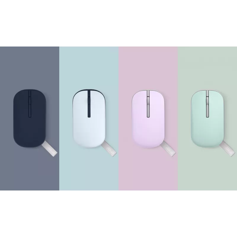 ASUS Marshmallow MD100 Maus Office Beidhändig RF Wireless + Bluetooth Optisch 1600 DPI