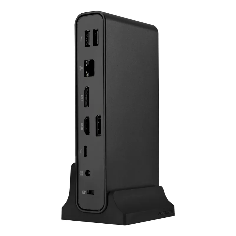 ASUS Triple Display USB-C Dock Duo DC301 Kabelgebunden Schwarz