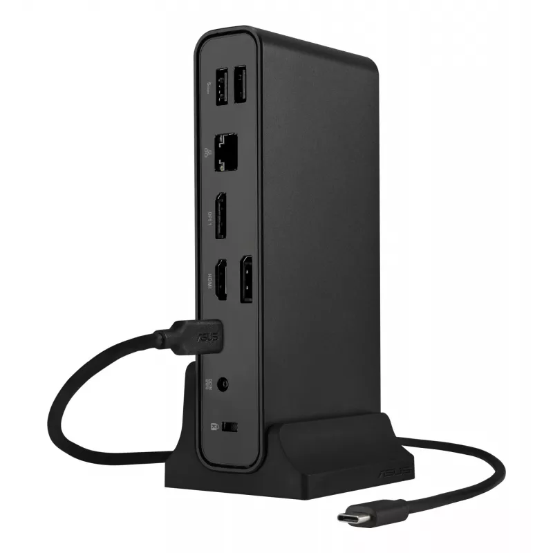 ASUS Triple Display USB-C Dock Duo DC301 Kabelgebunden Schwarz