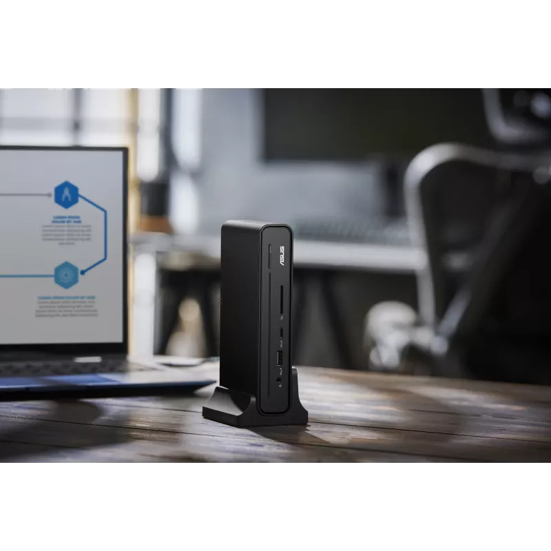 ASUS Triple Display USB-C Dock Duo DC301 Kabelgebunden Schwarz