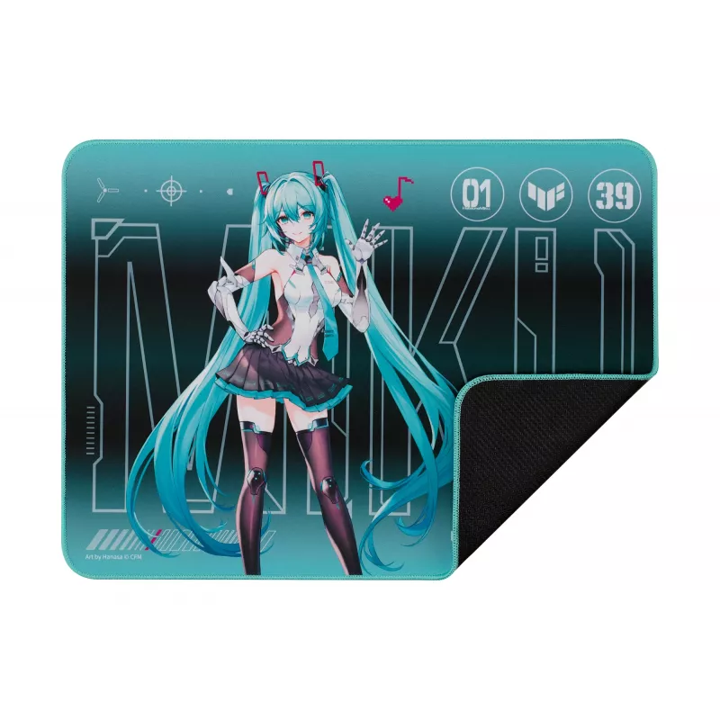 ASUS TUF Gaming P1 Hatsune Miku Edition Gaming-Mauspad Türkis