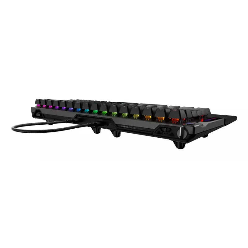 ASUS ROG Falcata Tastatur Gaming USB + RF Wireless + Bluetooth QWERTZ Deutsch Schwarz