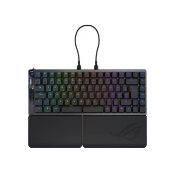 ASUS ROG Falcata Tastatur Gaming USB + RF Wireless + Bluetooth QWERTZ Deutsch Schwarz