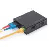DIGITUS Medienkonverter, Multimode 10/100/1000Base-T auf 1000Base-SX, inkl. Netzteil, SC-Stecker, bis zu 0,5 km