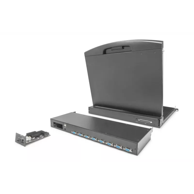 DIGITUS Modularer KVM-Switch 8-Port für modulare KVM-Konsole