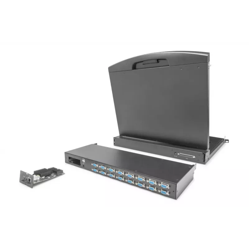 DIGITUS Modularer KVM-Switch 16-Port für modulare KVM-Konsole