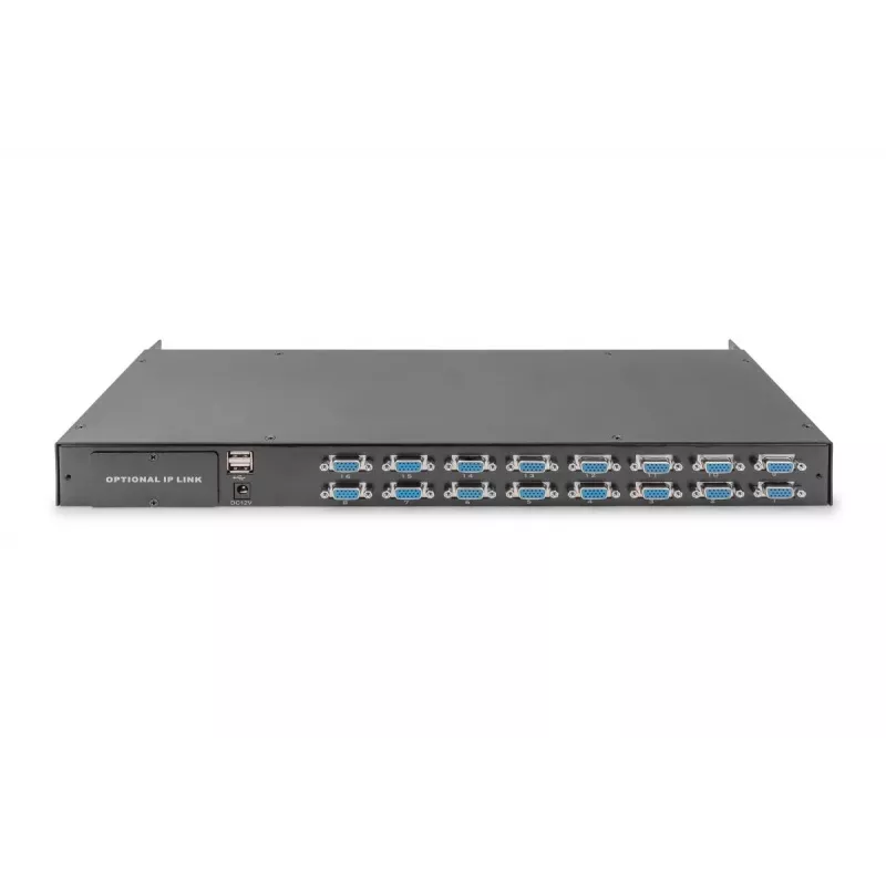 DIGITUS Modularer KVM-Switch 16-Port für modulare KVM-Konsole