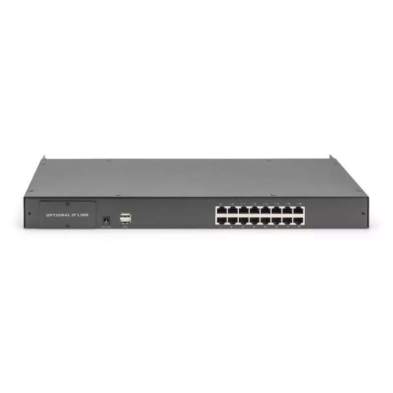 DIGITUS Modular Cat5 KVM-Switch 16-Port für modulare KVM-Konsole