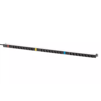 DIGITUS IT BASIC PDU. 3PH. 16A. 24 x C13. 3 x C19 Vertikal. 3m Kabel. IEC309 3Ph-16A Stecker