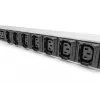 DIGITUS IT BASIC PDU. 3PH. 16A. 24 x C13. 3 x C19 Vertikal. 3m Kabel. IEC309 3Ph-16A Stecker