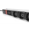 DIGITUS IT BASIC PDU. 3PH. 16A. 24 x C13. 3 x C19 Vertikal. 3m Kabel. IEC309 3Ph-16A Stecker