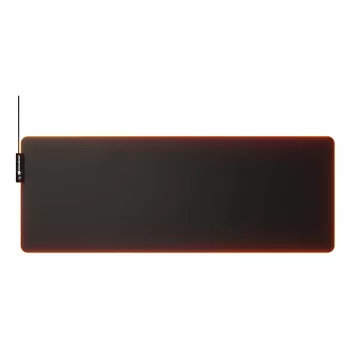 COUGAR Gaming-Mauspad NEON X, ARGB, 800x300, Schwarz, Einfarbig, Stoff, Gummi, Verschiedene, Rutschfeste Unterseite, Gaming-Mauspad