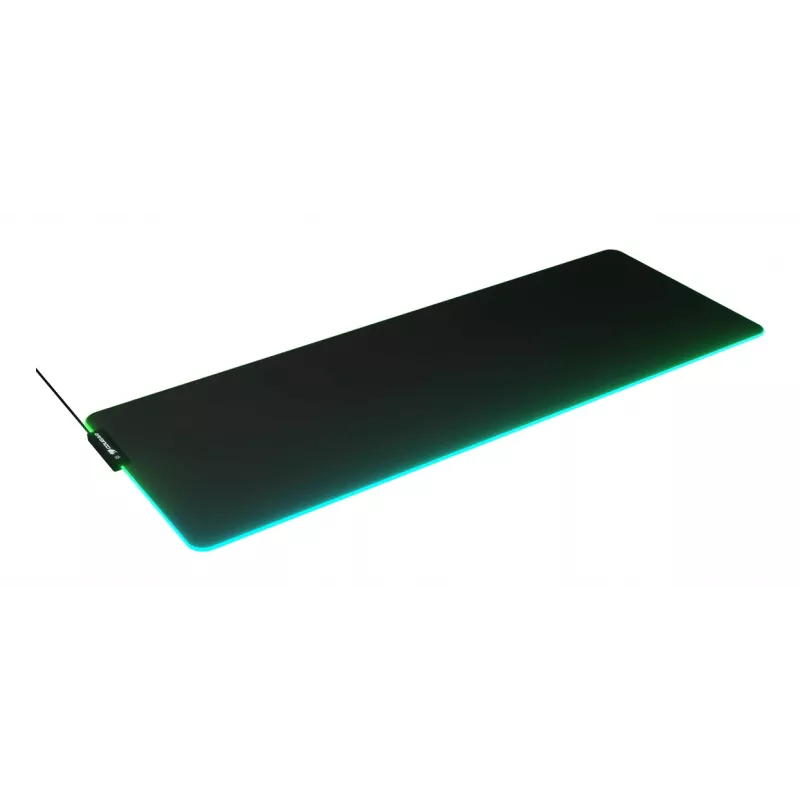 COUGAR Gaming-Mauspad NEON X, ARGB, 800x300, Schwarz, Einfarbig, Stoff, Gummi, Verschiedene, Rutschfeste Unterseite, Gaming-Mauspad