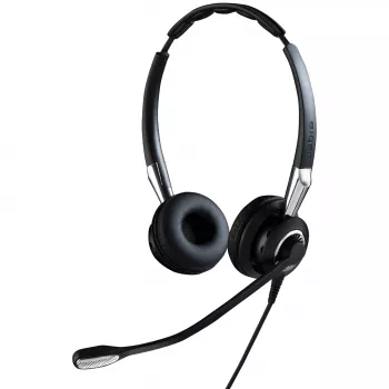 Jabra BIZ 2400 II Duo, Kabelgebunden, Büro/Callcenter, 100 - 6800 Hz, 77 g, Headset, Schwarz