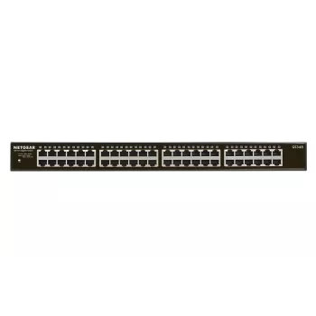 NETGEAR GS348 Unmanaged Gigabit Ethernet (10/100/1000) 1U Schwarz