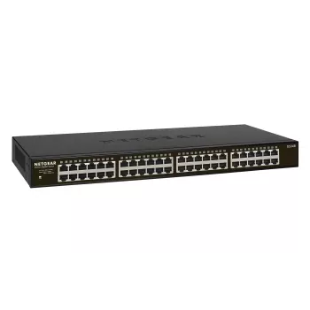 NETGEAR GS348 Unmanaged Gigabit Ethernet (10/100/1000) 1U Schwarz