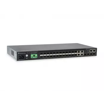 LevelOne KILBY 28-Port L3 Lite Managed Gigabit Fiber Switch, 4 x 10GbE SFP+, 4 x Gigabit SFP/RJ45 Combo