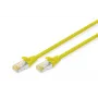 DIGITUS Patchkabel - CAT6a - S/FTP - Snagless - Cu - 50cm - gelb