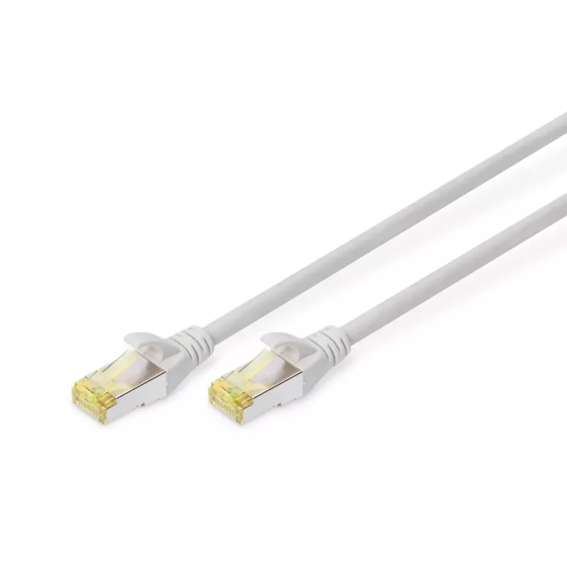 DIGITUS Patchkabel - CAT6a - S/FTP - Snagless - Cu - 15m - grau